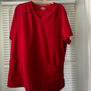 Dickies Red scrub set 2xl